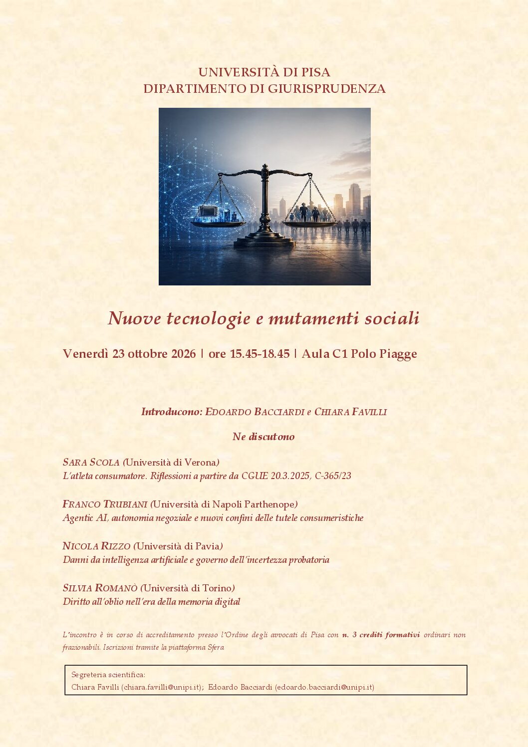 NUOVE TECNOLOGIE E MUTAMENTI SOCIALI