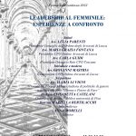 Leadership al femminile: esperienze a confronto